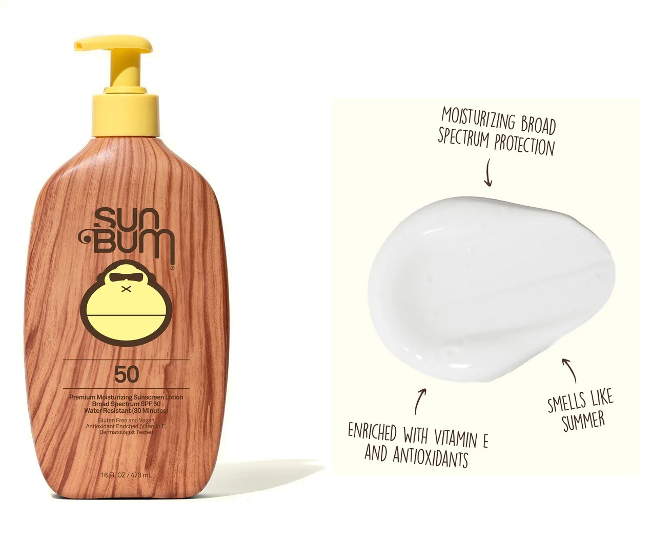 SunBum Original SPF 50 Pump Bottle