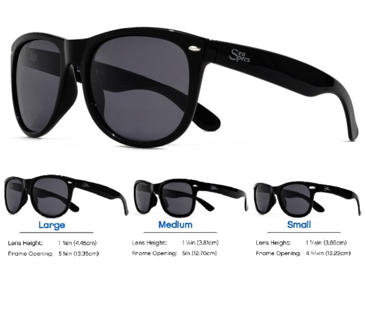 SeaSpecs Polarized Sunglasses and Protective Case